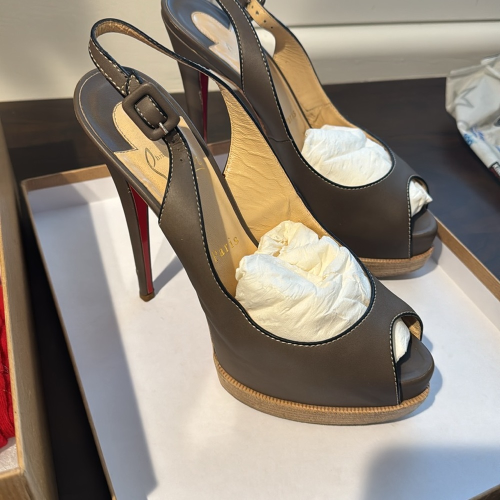 Christian Louboutin brown